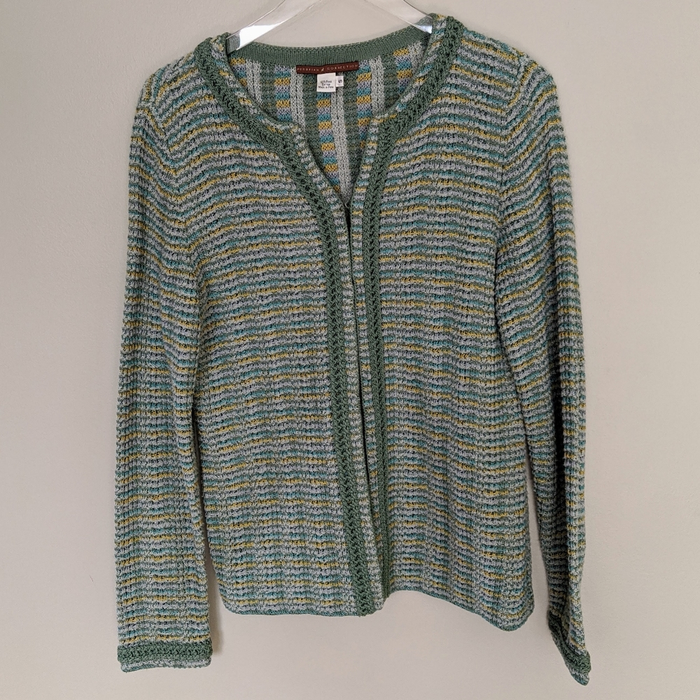 Peruvian Connection Pima Cotton Cardigan